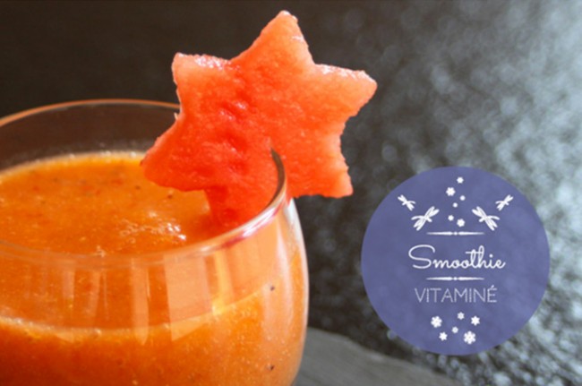 Recette de smoothie vitaminé à la pastèque