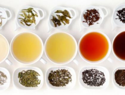 différents types de thé